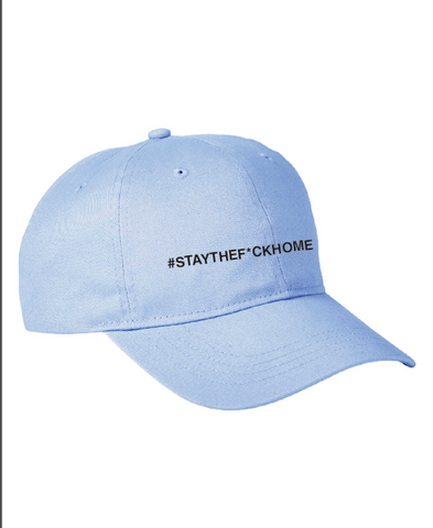 #STAYHOME Censored Dad Hat (blue)